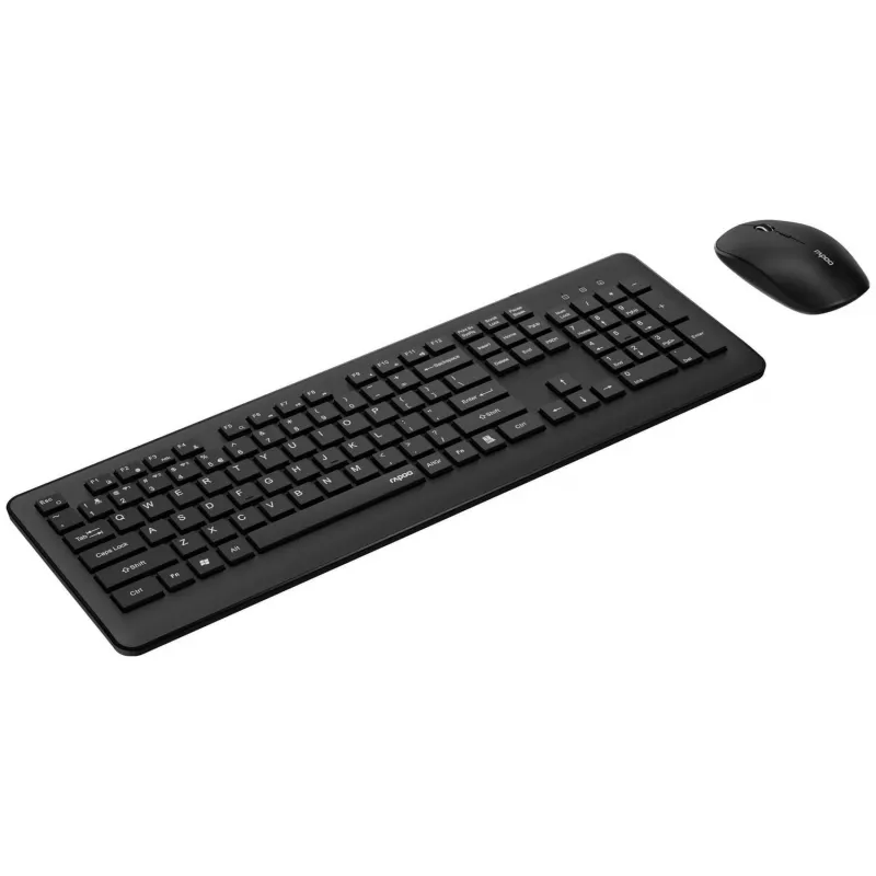 Rapoo 8310M Kabelloses Tastatur- und Maus-Set, Schwarz