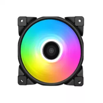 PCCOOLER 120mm Halo FRGB Gehäuselüfter - 1000-2000 RPM - 29,1 dBA - 68 CFM