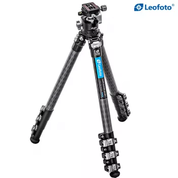 Leofoto LSR-284C+LH-30 CNC-Stativ mit Nivellierbasis und Schwenkklemme, 4-teilig 28/25/22/19mm
