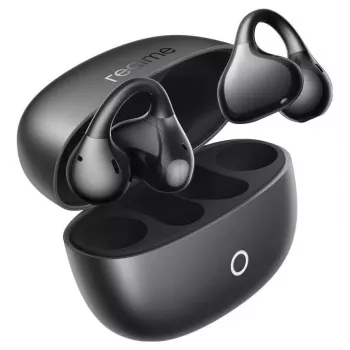 realme Buds Clip Czarne Black Kabelgebundene Ohrhörer mit 3,5-mm-Klinkenstecker und Mikrofon