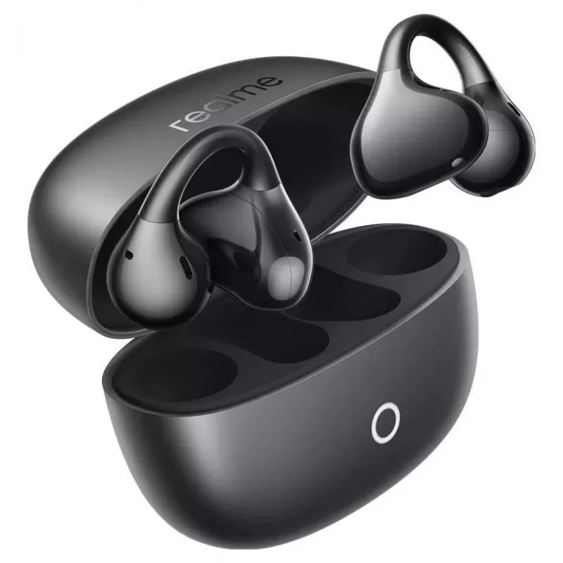realme Buds Clip Czarne Black Kabelgebundene Ohrhörer mit 3,5-mm-Klinkenstecker und Mikrofon