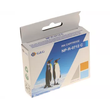 G&G Ninestar Kompatible Tintenpatrone für Epson T0712/C13T07124012 Cyan