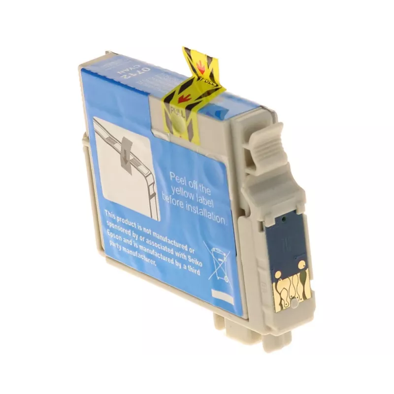 G&G Ninestar Kompatible Tintenpatrone für Epson T0712/C13T07124012 Cyan
