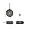 ORICO YXR4-C3 RGB 4-Port USB-A 3.0 Hub mit Audio-/Mikrofonanschluss, 1,8 m Kabel - Schwarz