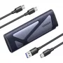 UGREEN USB 3.2 Gen 2 M.2 NVMe & SATA SSD Gehäuse, werkzeugloses externes Festplattengehäuse