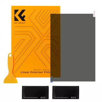 K&F Concept Polarisationsfolie 300x200mm (30x20cm) mit Zubehör KF31.074