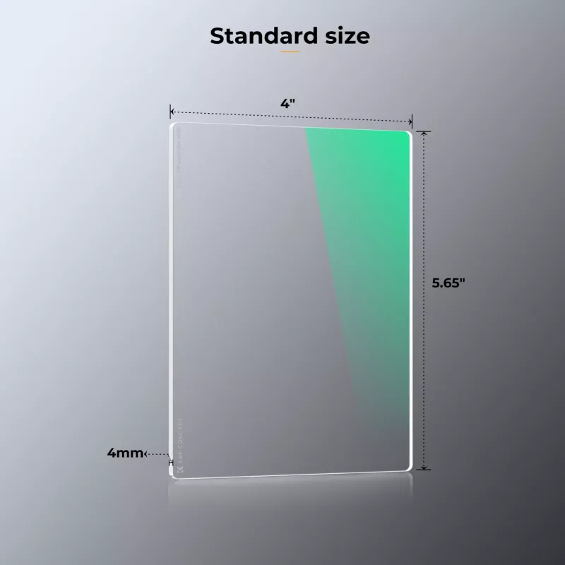 K&F Concept Black Diffusion 1/8 Filter 4x5.65 inch für Matte Box