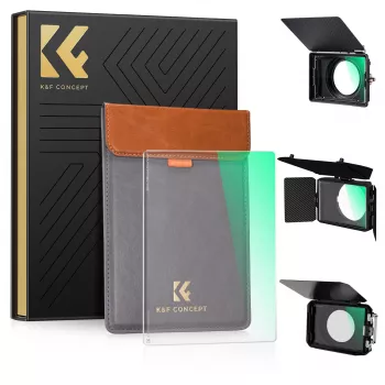 K&F Concept Black Mist 1/4 Filter 4x5.65 inch für Mattebox (KF01.2451)
