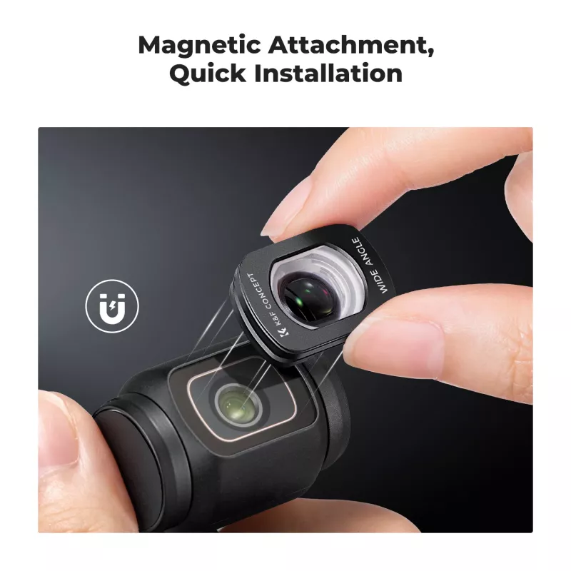 KF 112° Weitwinkelobjektiv für DJI Osmo Pocket 3 / 4 - Kf01.2612