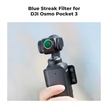KF Filtr Blue Streak Anamorphic Filter + Tempered Glass Screen Protector 2-in-1 für DJI Osmo Pocket 3 / 4