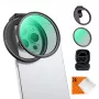 K&F Concept 67mm Zirkularpolarisationsfilter CPL HMC für Smartphone