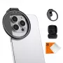 K&F Concept Magnetic Filter Clip für Smartphones 67mm Schwarz KF01.2675