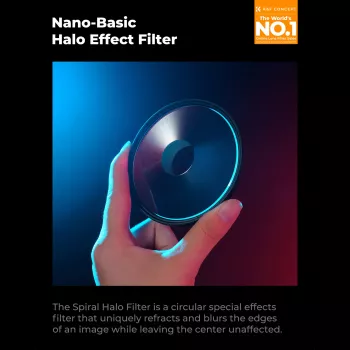 K&F Concept Nano-B Halo Spiral Swirl Blur Effect Filter 72mm