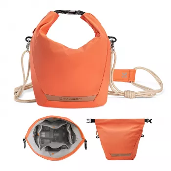 K&F Concept Crossbody Sling Bag 5L Orange für Kamera und Smartphone
