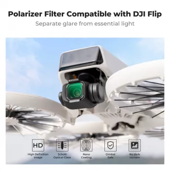 K&F Concept Nano-X 8K Ultra HD Zirkularpolarisationsfilter für DJI Flip Drohne (KF01.3080)