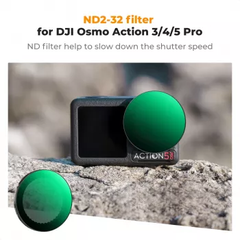 K&F Concept Nano-X Series Variable ND Filter ND2-ND32 für DJI Osmo Action 3/4/5 Pro