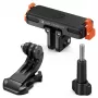 KF Magnetic Quick Release Mount für GoPro und 1/4 Zoll Schraube, für Insta360 Go Ultra, Schwarz