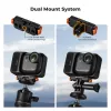 KF Magnetic Quick Release Mount für GoPro und 1/4 Zoll Schraube, für Insta360 Go Ultra, Schwarz