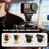 Magnetischer Schnellwechsel-Halter für DJI Osmo Action 6 / Nano / 1/4 Zoll Gewinde + ISO / Kf12.0035