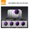 K&F Concept 4er-Pack 2-in-1 ND/PL Filter-Set ND8/PL ND16/PL ND32/PL ND64/PL für Insta360 GO Ultra, SKU.1673