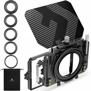 KF Matte Box Sonnenblende Objektivschutz 67-95mm für Kamera Camcorder K&F