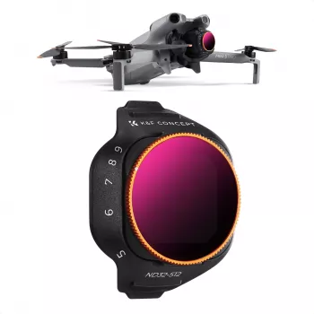 K&F Variable ND Filter ND32-ND512 für DJI Mini 5 Pro Drohne, AGC-Glas, KF02.0004