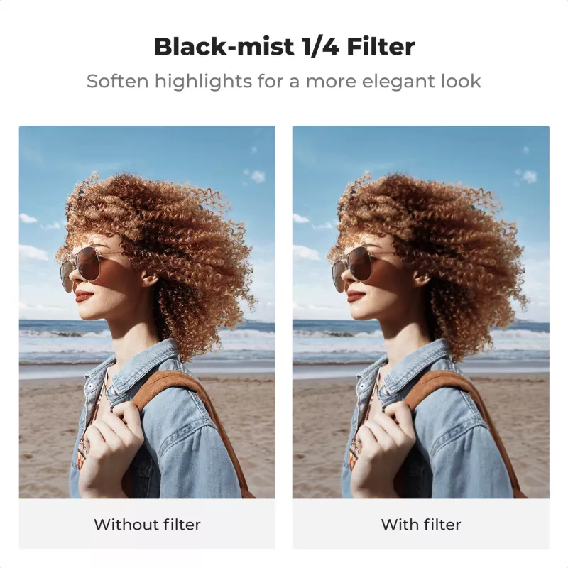 K&F Concept Nano-X Black Diffusion 1/4 Filter für DJI Osmo Nano mit Etui
