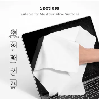 KF Mikrofasertuch 30x30cm 200gsm 3er-Pack für Optik, Kameraobjektive, Bildschirme