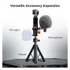 KF Mount Adapter Protective Frame für DJI Osmo Pocket 3 / 4 mit GoPro-Halterung und 1/4 inch-Stativgewinde - Schwarz