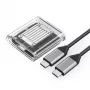 Orico TC20-M2-10G M.2 NVMe USB-C 3.2 SSD-Gehäuse - Transparent