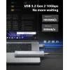 ORICO AXM2-G2 M.2 NVMe USB-C 10Gbps Gehäuse - Grau