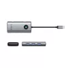 ORICO PW11-6P USB-C Hub 6-in-1 Docking Station mit 3x USB-A 3.0, 1x USB-C 2.0, 1x HDMI, Grau