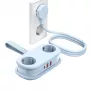 ORICO AP3 20W GaN Power Strip 5-in-1, 2x AC + 2x USB-A + 1x USB-C, Blau