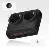 ORICO PDC25 25W 6-in-1 Steckdosenleiste mit 2 AC-Steckdosen, 2 USB-A- und 2 USB-C-Anschlüssen - Schwarz
