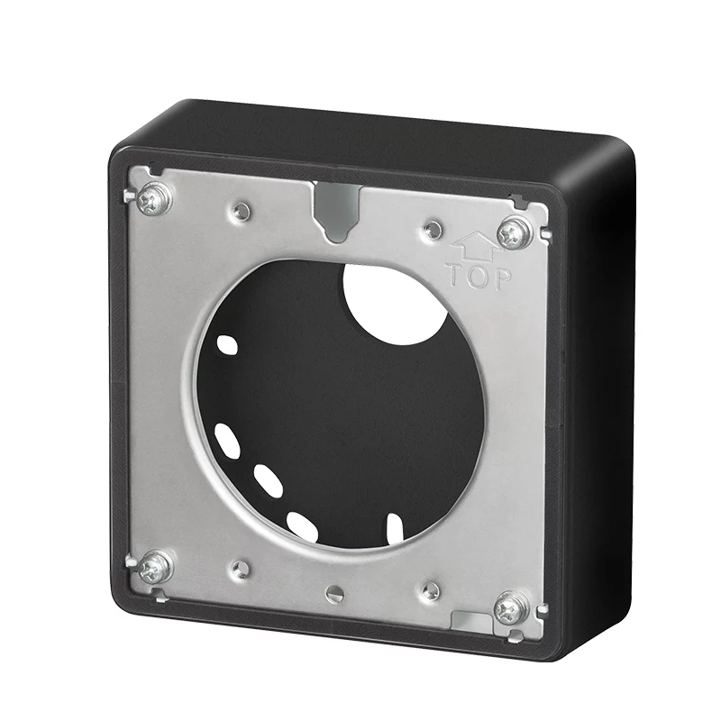 i-PRO WV-QJB500-B Anschlussdose für S-Serie und U-Serie Kameras, Schwarz, IP66, IK10