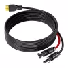 FOSSIBOT XT90-MC4 Solarladekabel, 5 m, Schwarz