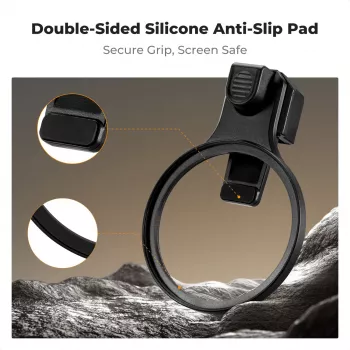 K&F Concept Smartphone Filter Clip 67mm Schwarz