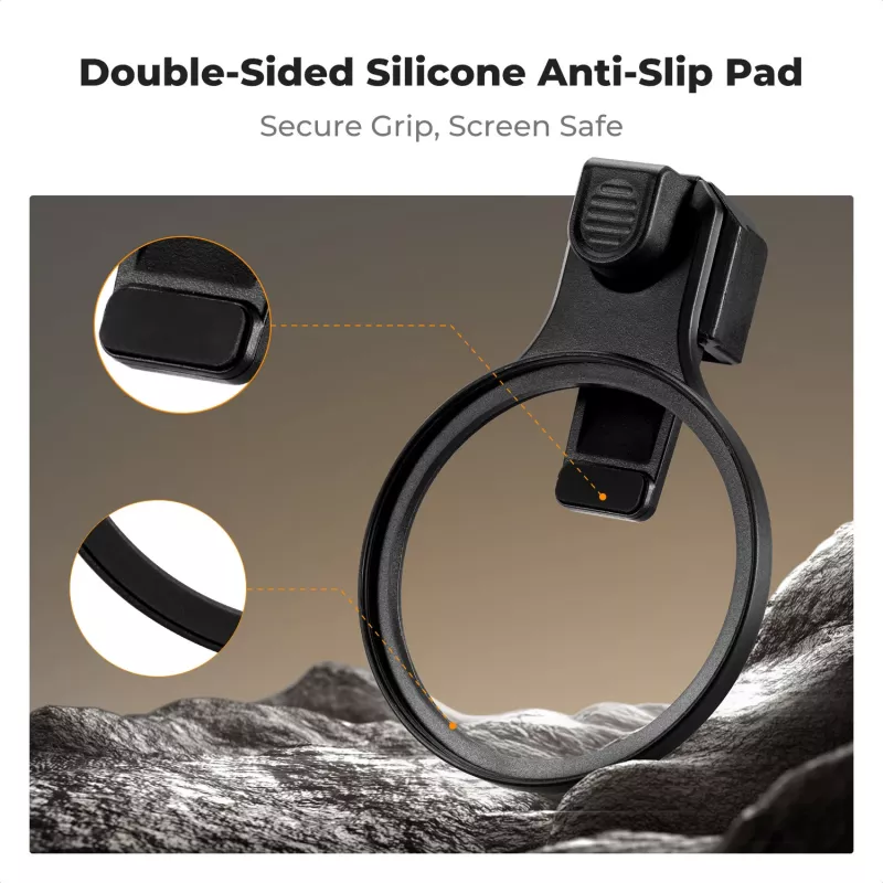 K&F Concept Smartphone Filter Clip 67mm Schwarz
