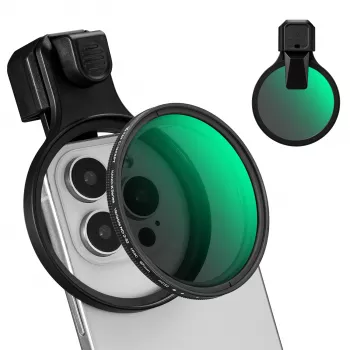 K&F Concept KF15.0026 Variable ND Filter ND2-ND32 67mm Clip-On für Smartphone