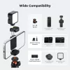 KF Mini-Stativ & Selfie-Stick 65 cm 360°-Kopf Telefonhalter KF09.180S1 Schwarz