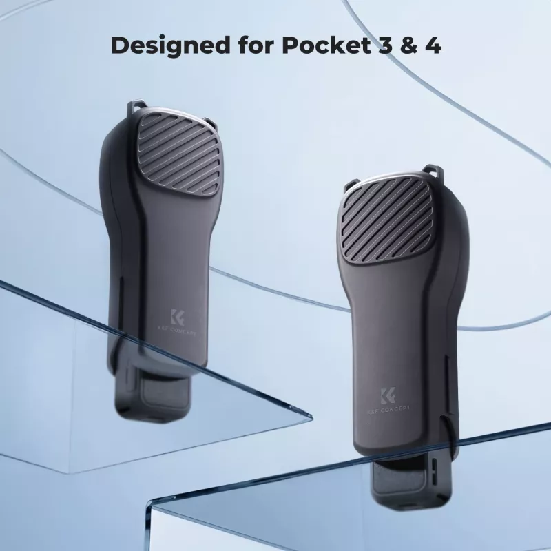 KF Hard PC Protective Case für DJI Osmo Pocket 3/4 mit Trageband - Schwarz