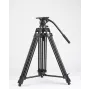 SWIT ELECTRONICS TOWER100 Aluminium Studio Stativ mit Auslegerarm & TH100A 3-Wege-Neiger