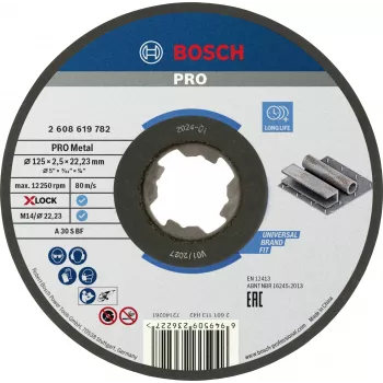 Bosch Standard for Metal X-LOCK Trennscheibe 125 mm (2608619782)
