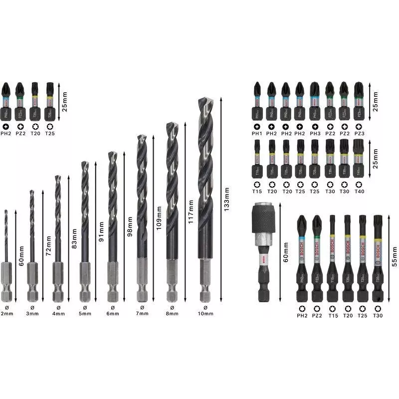 Bosch PRO Schlagbohr- und Bit-Set 35-teilig (2608521U81)
