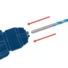 Bosch Metal HSS 2608577836 Spiralbohrer, 3,2 x 36 x 65 mm, Zylinderschaft, 2 Stk.