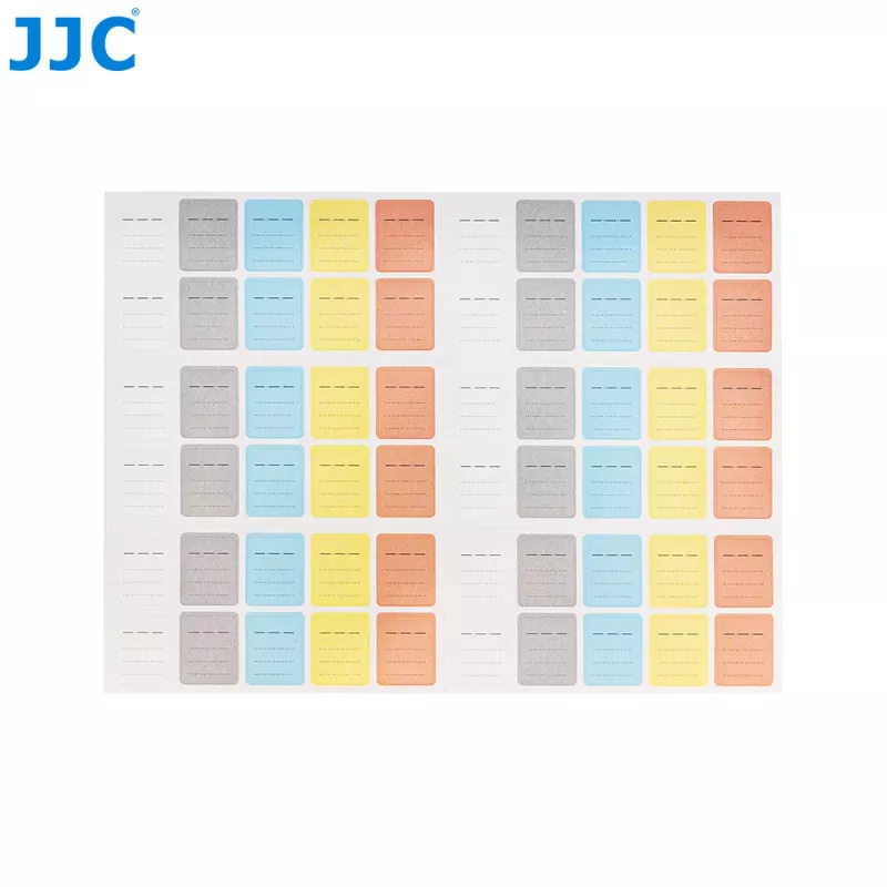JJC 120x Memory Card Labels Stickers Tags für SD MicroSD CF XQD
