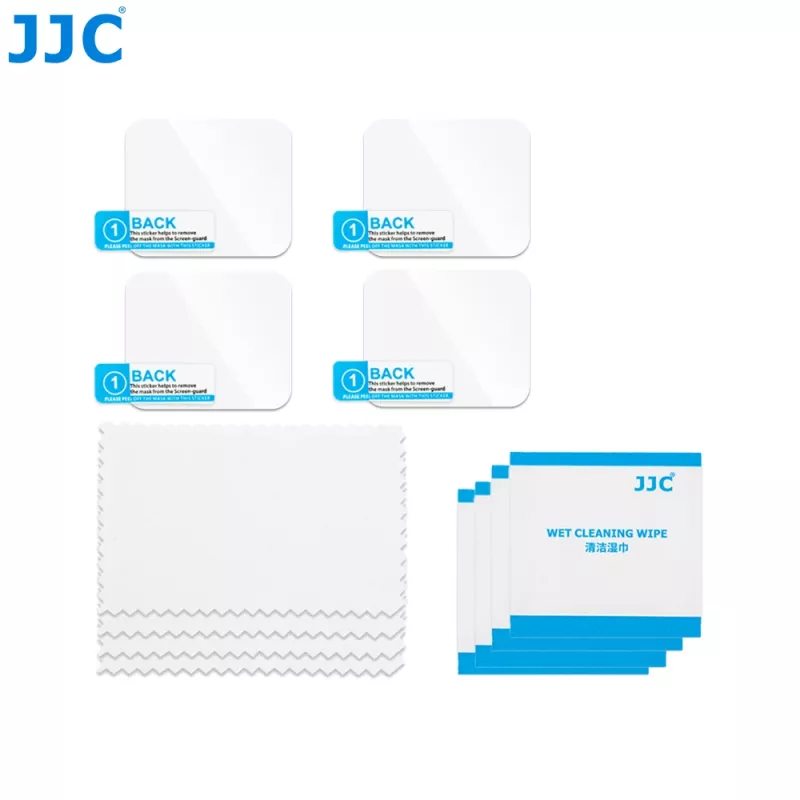 JJC 4x Tempered Glass Screen Protector für DJI RS 3 / RS 3 Pro / RS 4 / RS 4 Pro Gimbal LCD