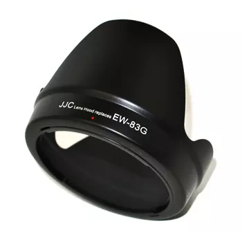 JJC Gegenlichtblende für Canon EW-83G, Tulpenform, Schwarz