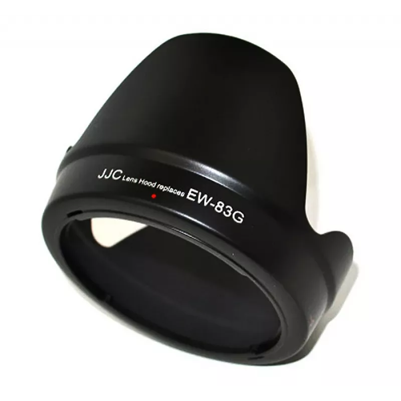 JJC Gegenlichtblende für Canon EW-83G, Tulpenform, Schwarz
