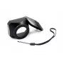 JJC Vented Screw-On Lens Hood für 30mm Filtergewinde - Schwarz